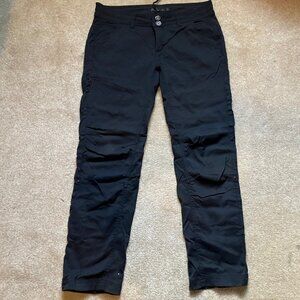 Prana Stretch Zion Halle Pant straight cut size 6 dark gray